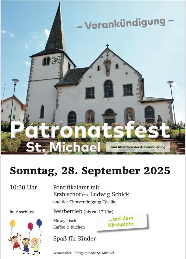 Patronatsfest 28.09.25